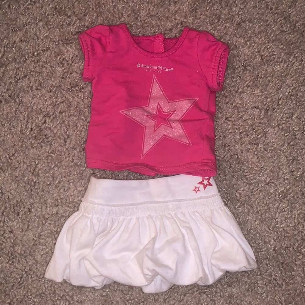 American Girl Shirt & Skirt